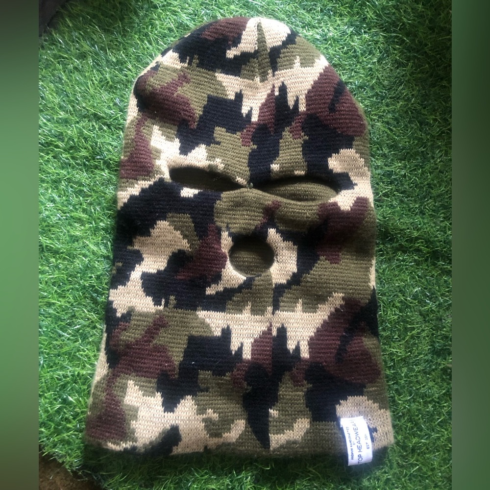 Camouflage Ski Mask OS
